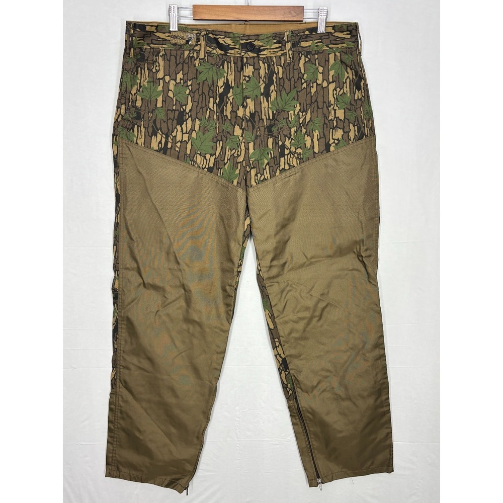 Winchester Conceal Hunting Pants Mens Green Brown TreBark Camouflage 38 Brush